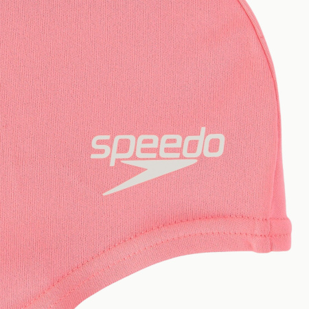 Шапочка для плавания Speedo Polyester детская, текстиль (розовый)